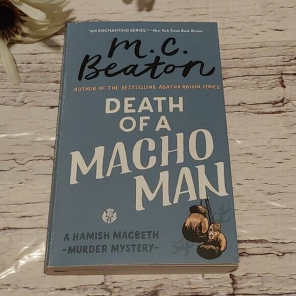 3/$13 Death of a Macho Man by M.C. Beaton adult fiction novel book - Picture 1 of 5